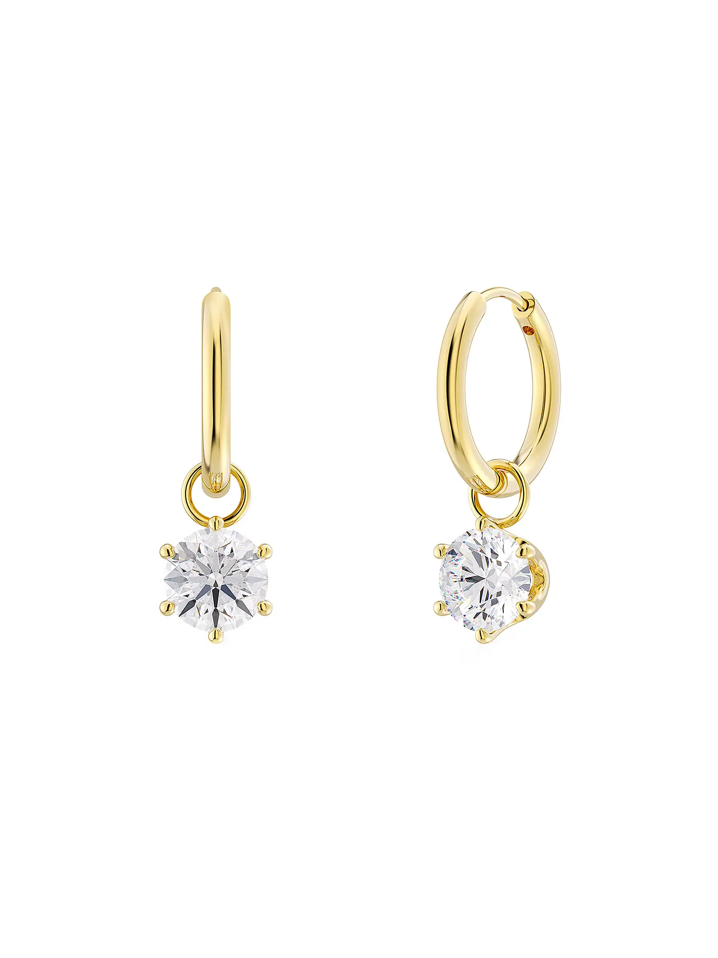 EDBLAD | Ohrringe CROWN HOOPS Gold | 